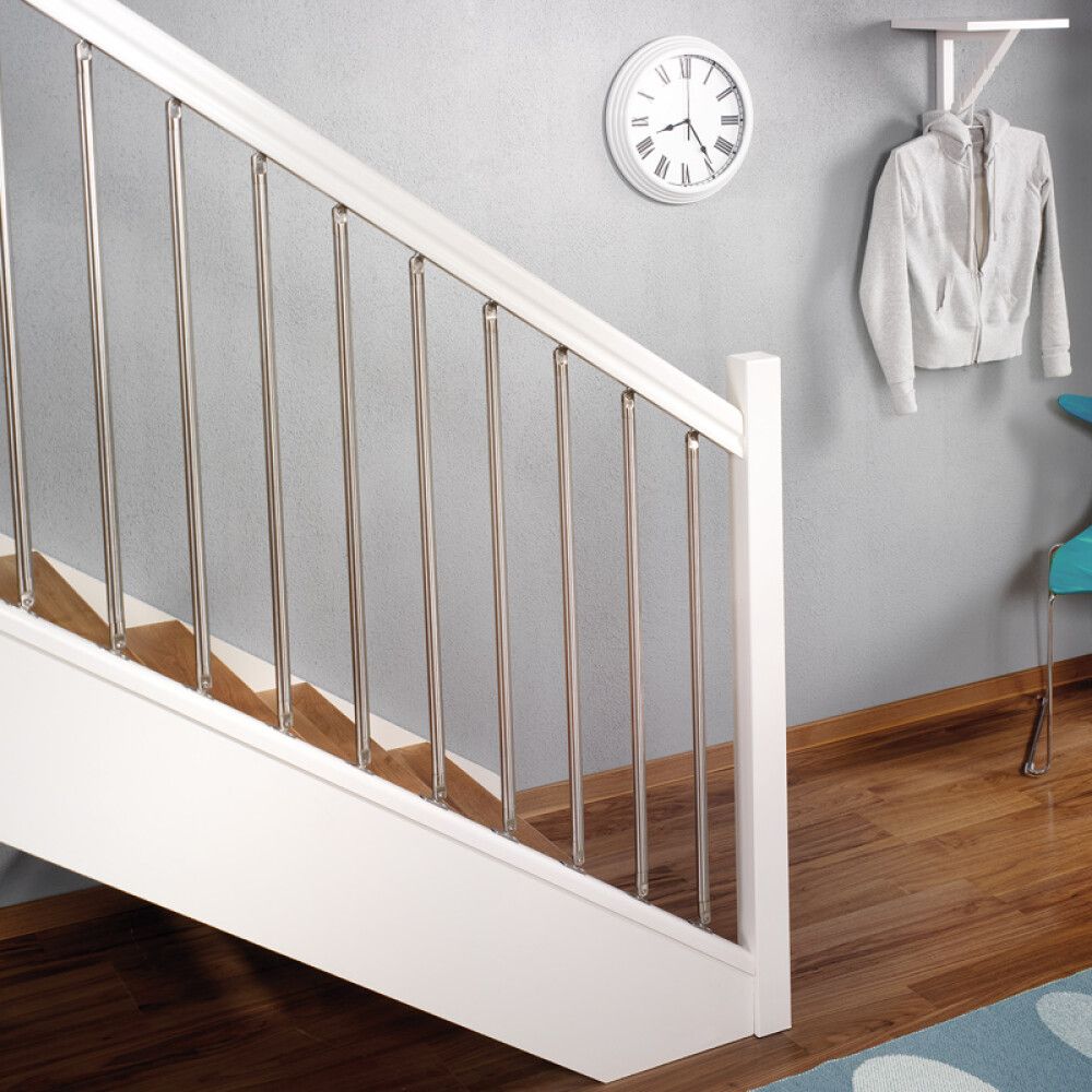 Kaidepinna Lundbergs 22 x 50 x 1005 mm alumiini 2 kpl/pkt