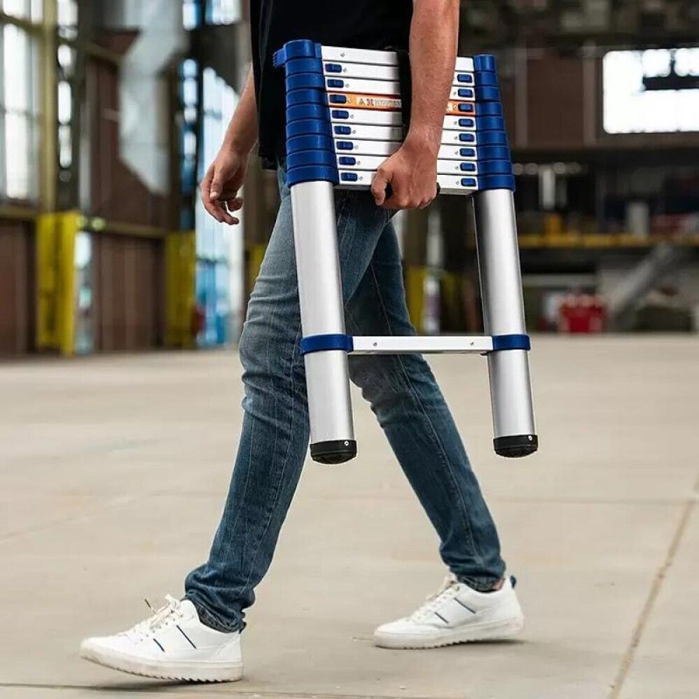 Teleskooppitikas Stabilomat 8 askelmaa 2,93 m alumiini