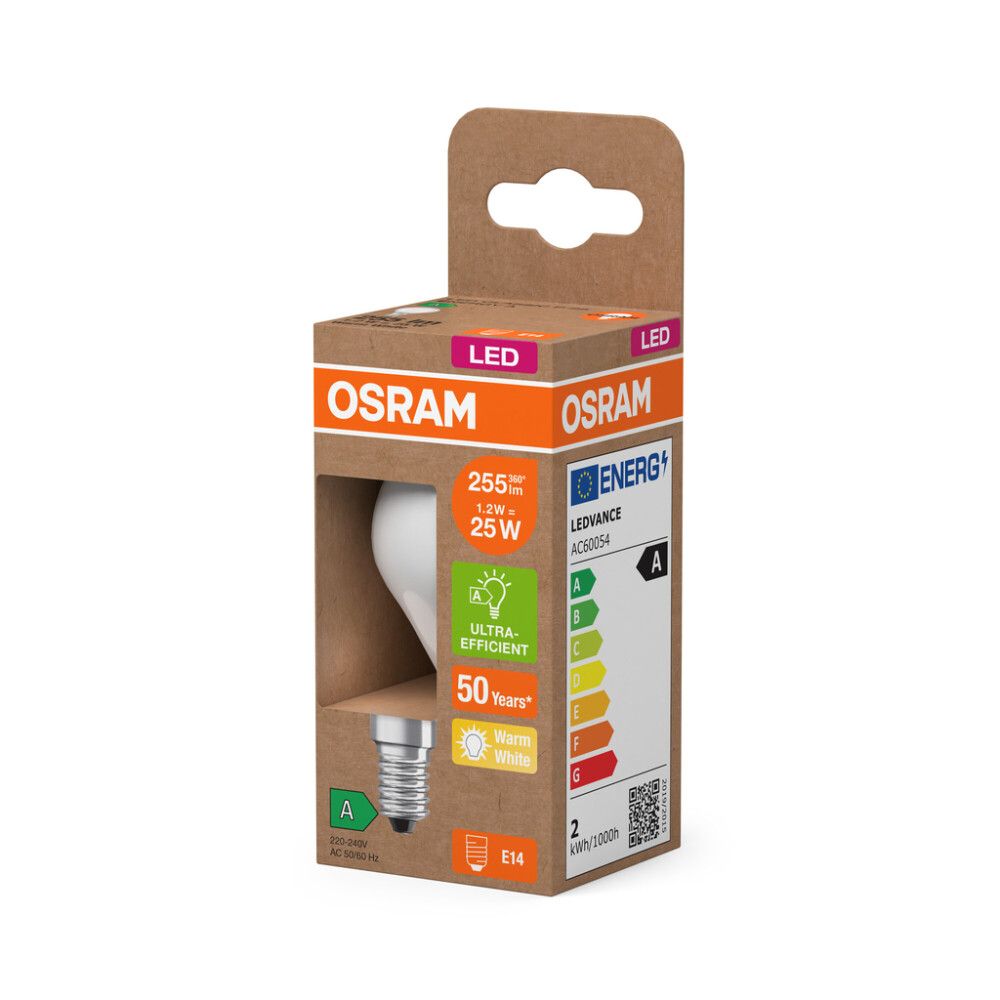LED-lamppu Osram Classic P 25 Filament E14 255 lm 2700 K Matta