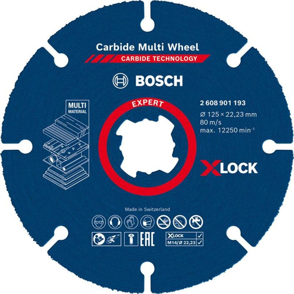 Katkaisulaikka Bosch X-Lock CMW 125 mm