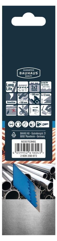 Puukkosahanterä Craftomat S930CF