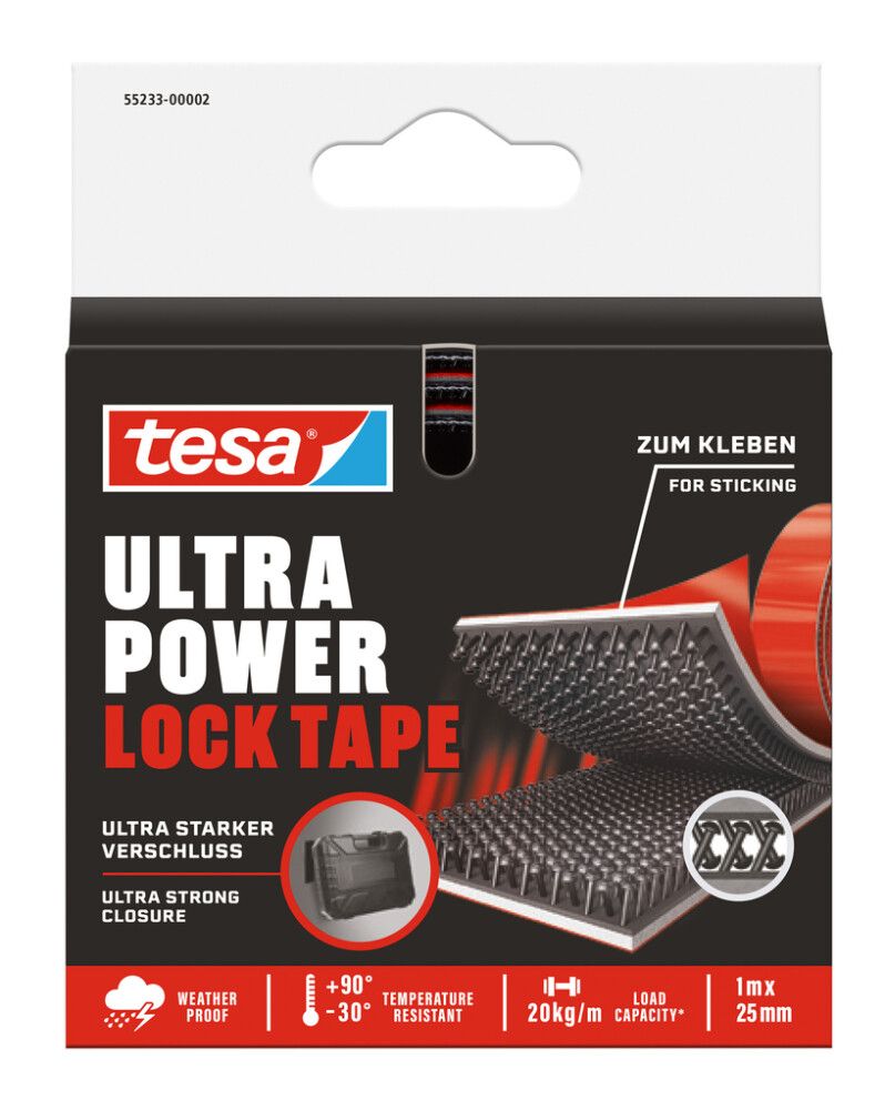 Ultra Power Lock tesa® teippi 1 m x 25 mm