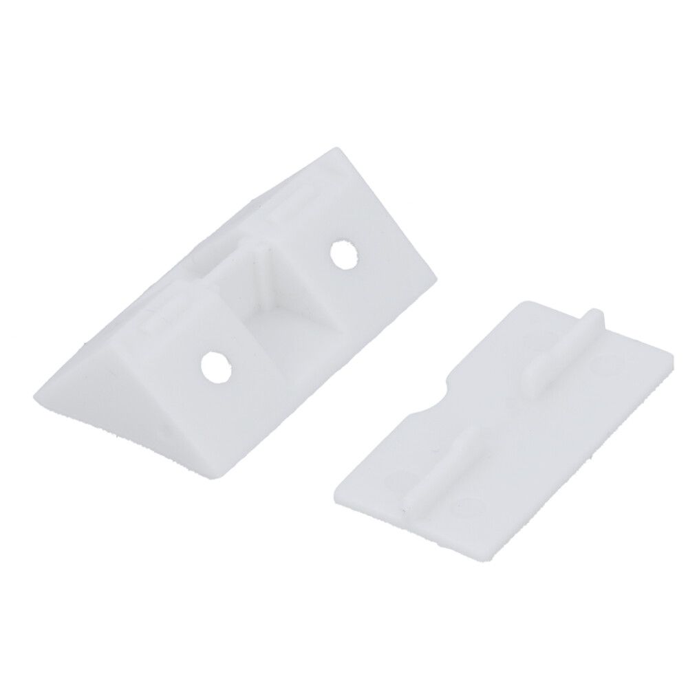Kulmakiinnikkeet Suki 21 x 44 x 21mm Valkoinen