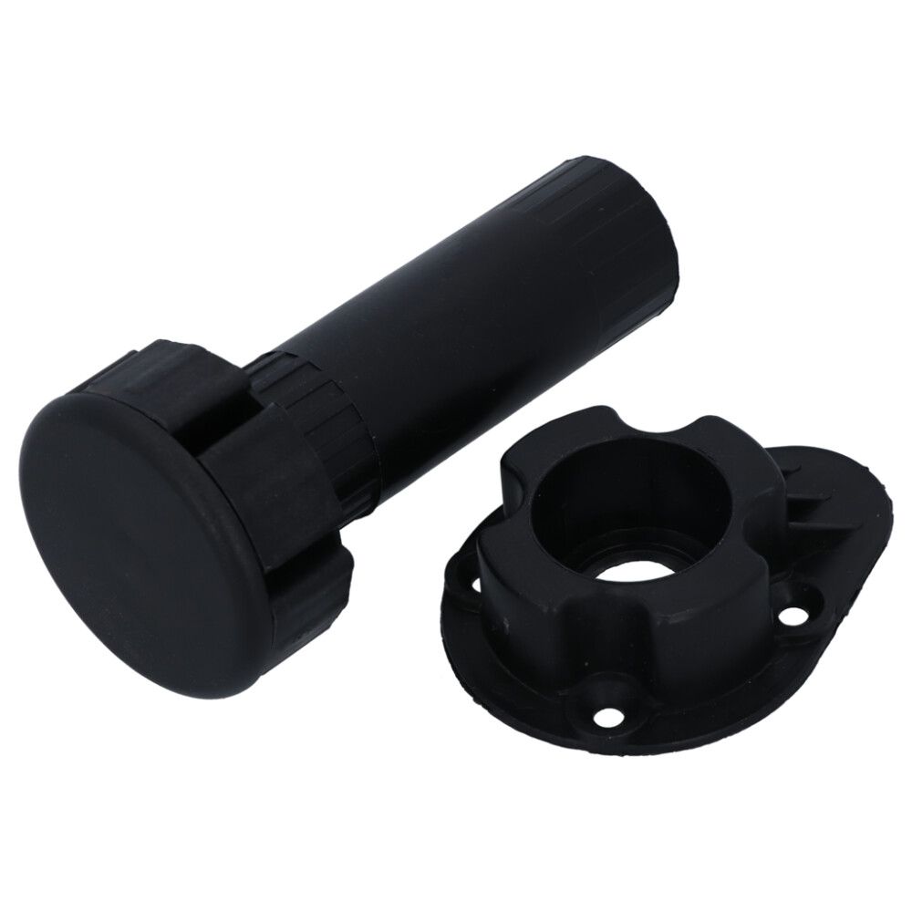 Kalustejalka Suki säädettävä 100 mm musta