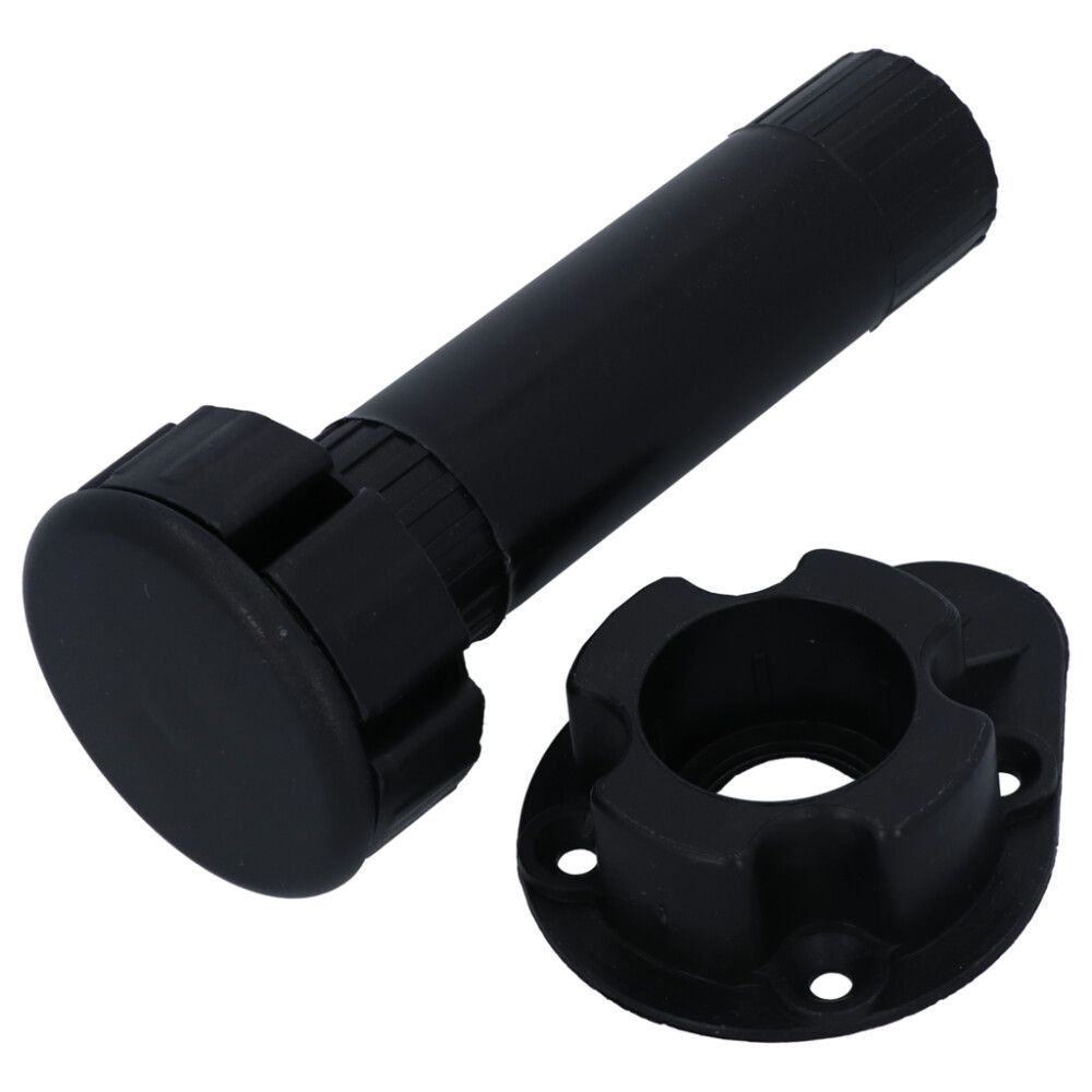 Kalustejalka Suki säädettävä 120 mm musta