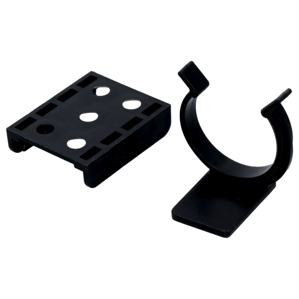 Kalustejalan kiinnike Suki musta