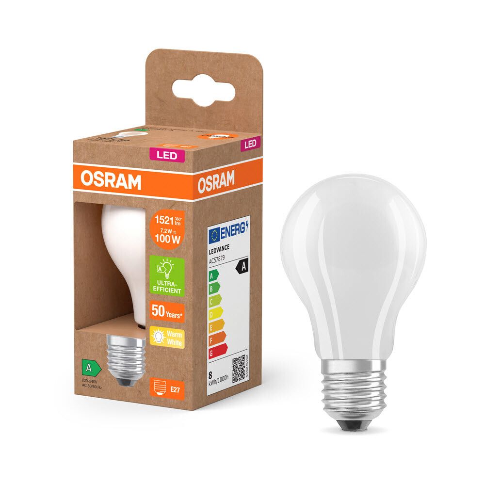 LED-lamppu Osram Classic A 100 Filament E27 1521 lm 2700 K Matta