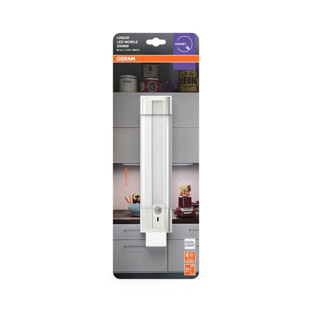 Välitilavalaisin Osram Linear LED Mobile valkoinen 21,4 cm