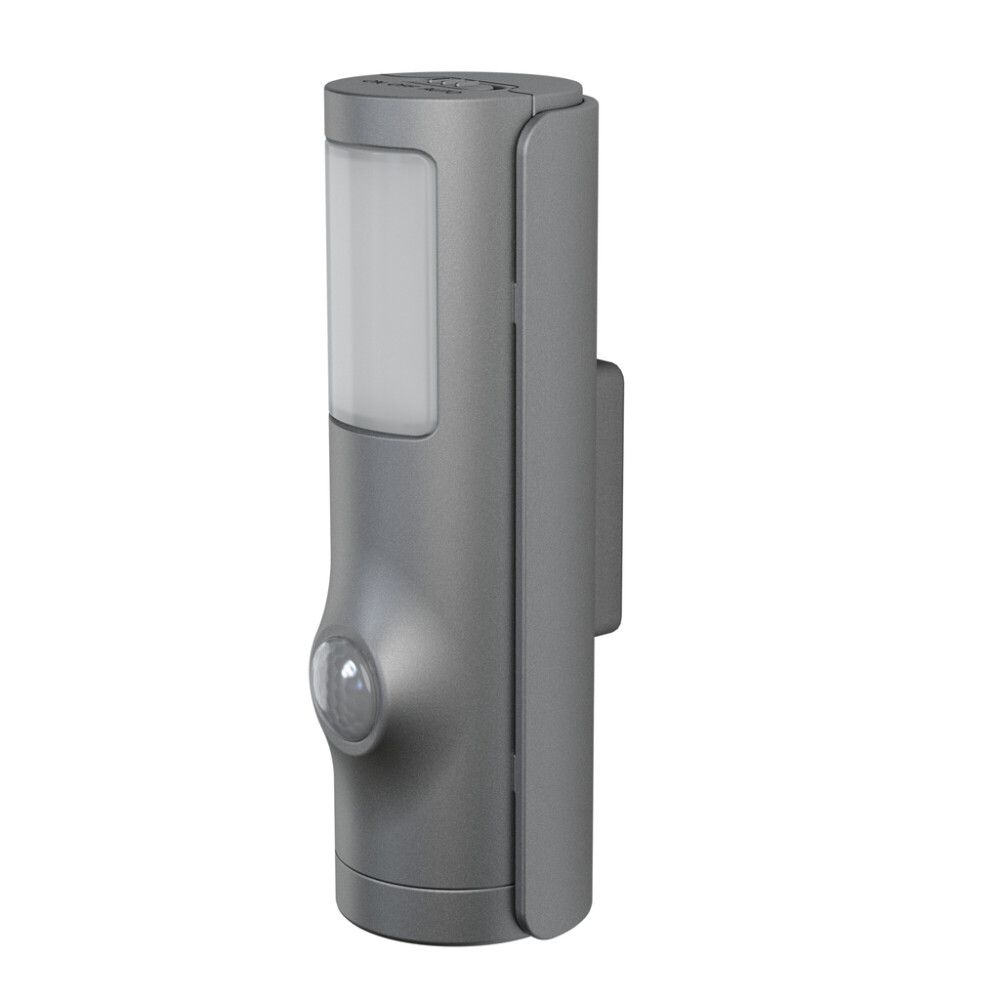 Liiketunnistinvalaisin Osram Nightlux Torch hopea 3,8 x 2,8 x 12,8 cm IP54