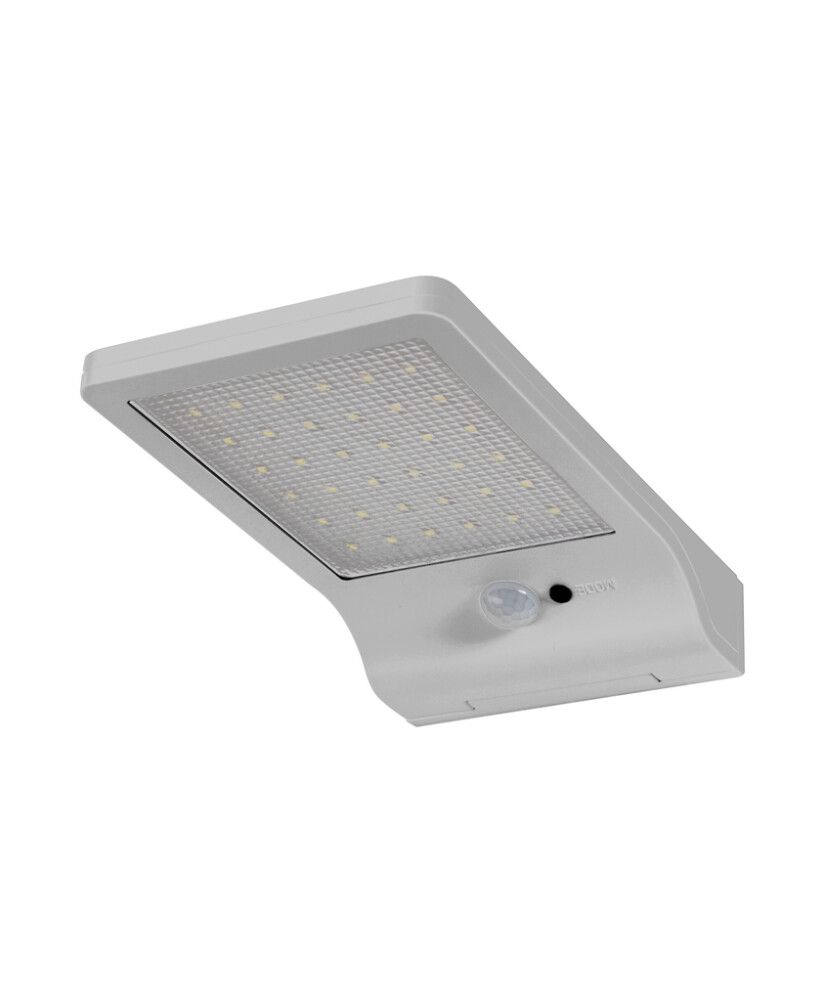 Liiketunnistinvalaisin Osram Doorled Solar hopea 19,2 x 11 cm IP44