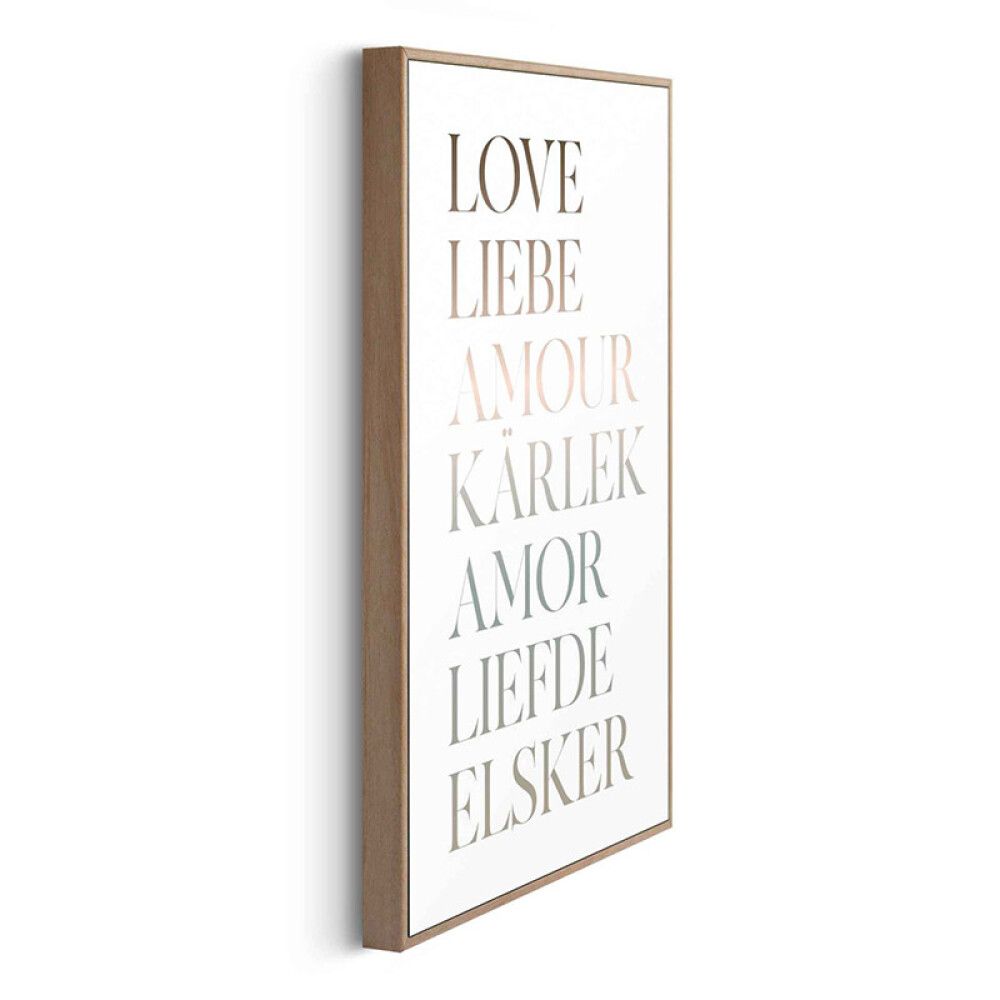 Sisustustaulu Reinders Slimframe Love 20 x 30 cm