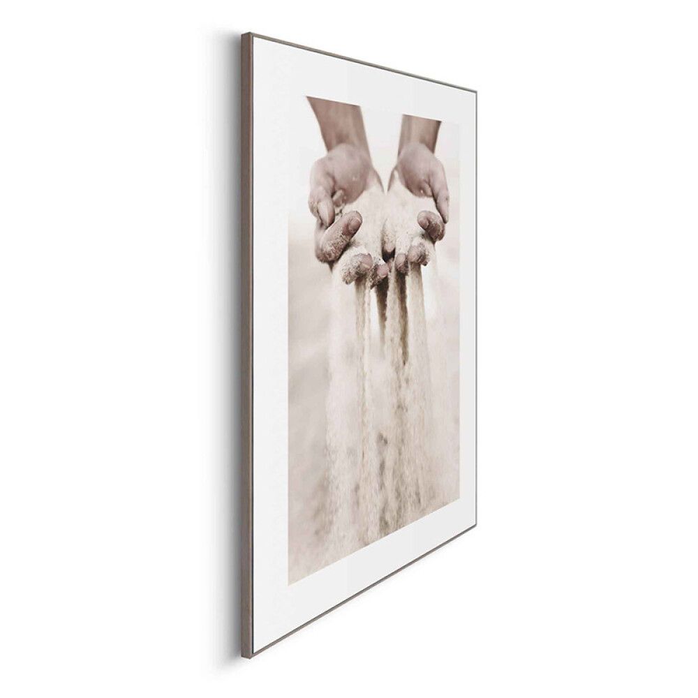 Sisustustaulu Reinders Slimframe Hands in Sand 50 x 70 cm