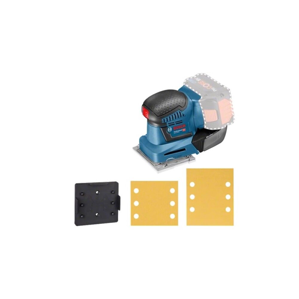 Akkutasohiomakone Bosch GSS 18V-10 Professional L-BOXX + tarvikesarja