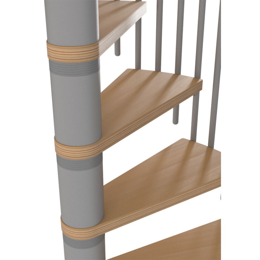 Kierreporras Dolle Calgary Harmaa 120 cm