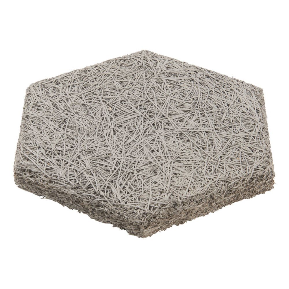 Akustiikkalevy FibroTech Hexagon harmaa 18 kpl 289 x 250 mm