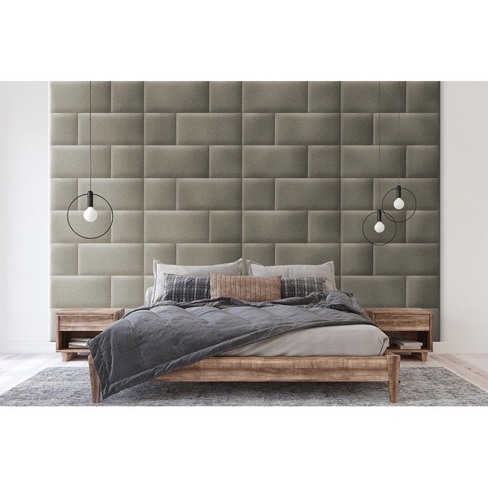 Verhoiltu seinäpaneeli Fllow Inari Taupe 26 30X60