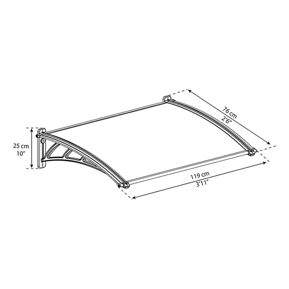 Ovikatos Solid Elements Apus 1,2 x 0,8 m