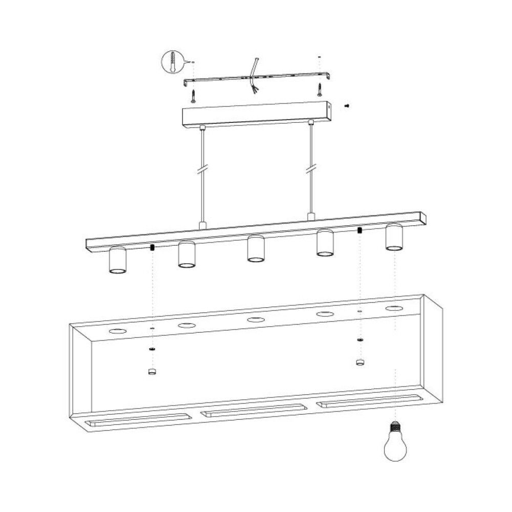 Riippuvalaisin Eglo Famborough