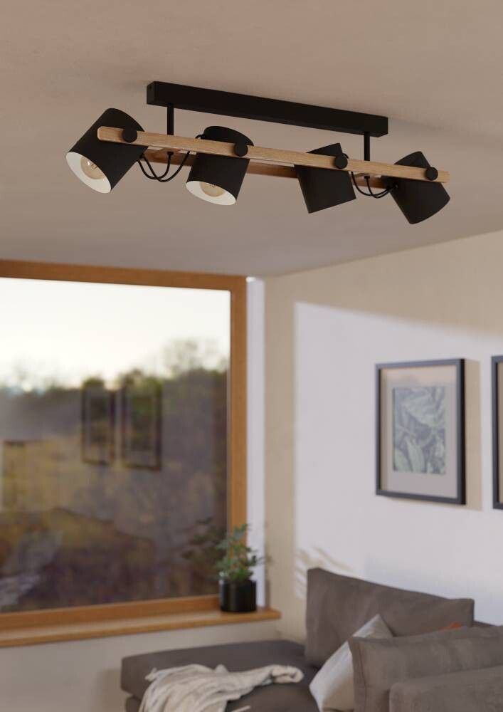 Kattovalaisin Eglo Hornwood 4-os