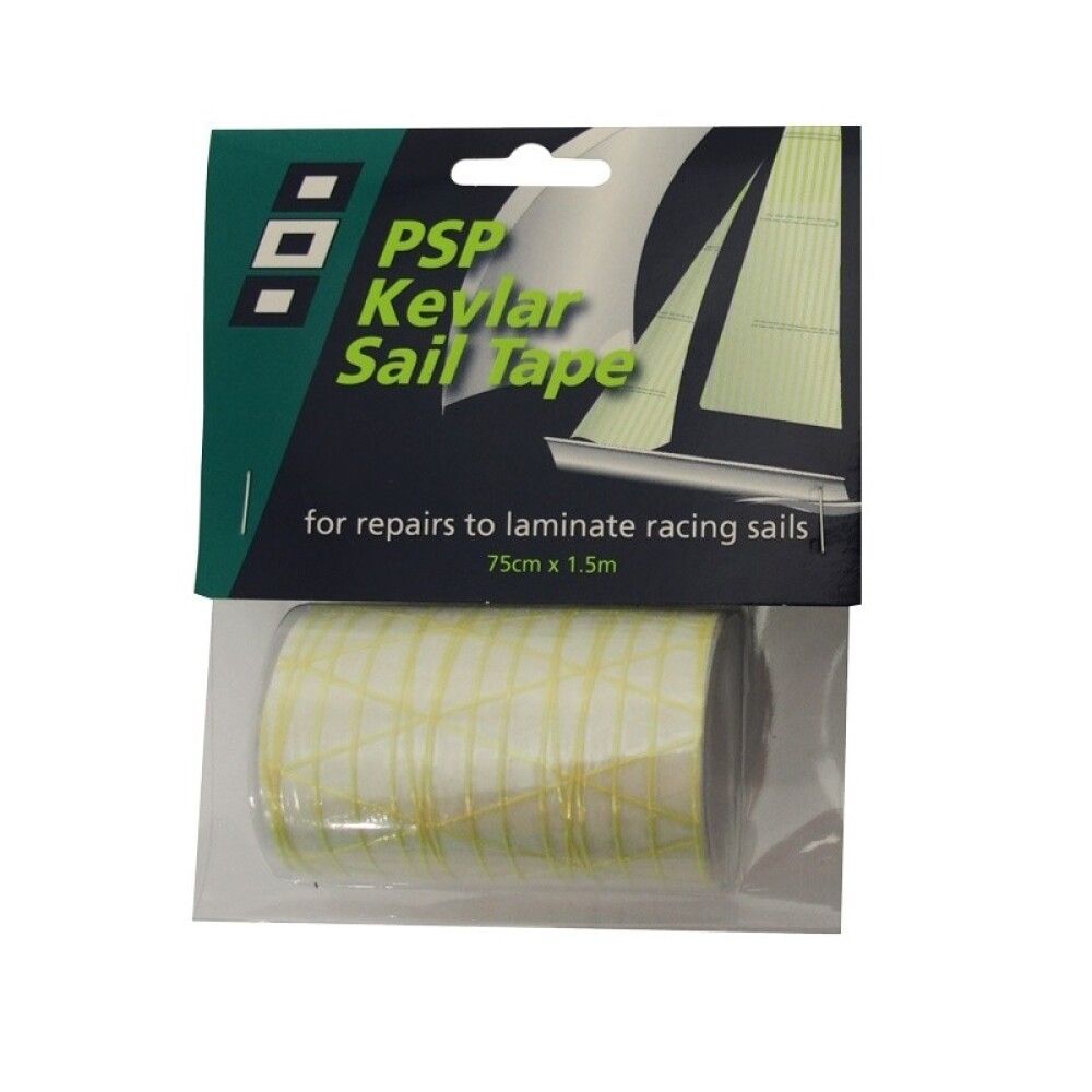 Purjeteippi PSP Kevlar läpinäkyvä 75 mm x 1,5 m