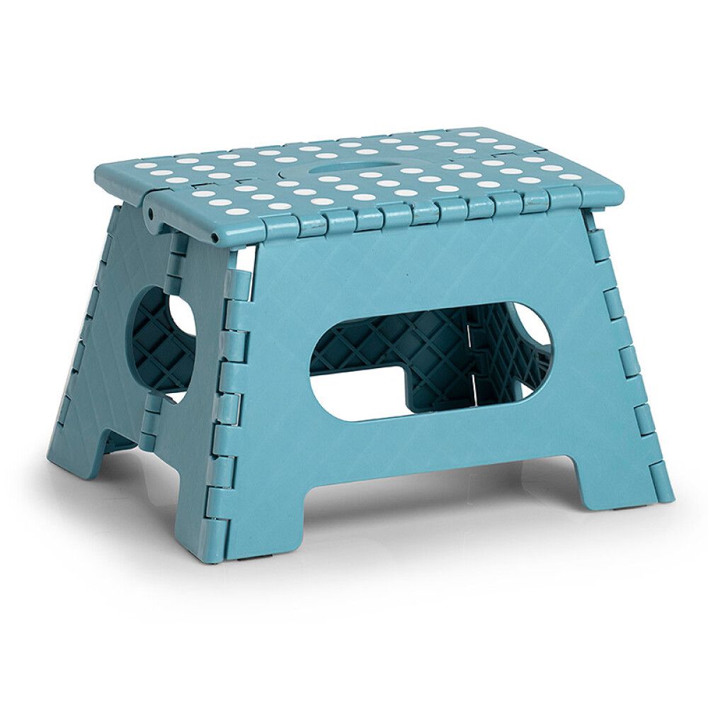 Taittojakkara Zeller 35 x 28 x 22 cm vaaleansininen