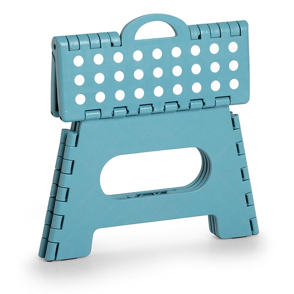 Taittojakkara Zeller 35 x 28 x 22 cm vaaleansininen