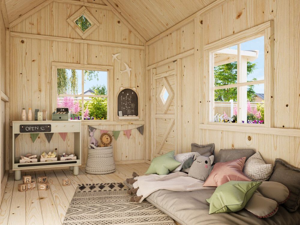 Leikkimökki Palmako Otto 3,6 m²