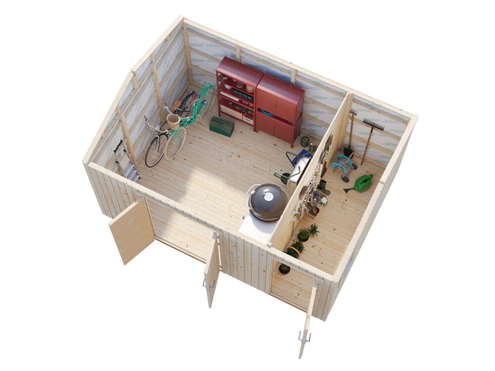 Varasto Palmako Olaf 13,5 m²