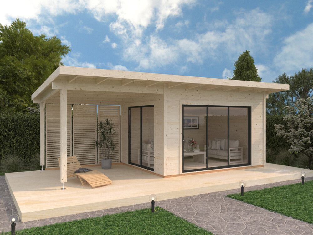 Mökki Palmako Grace Plus liukuovilla 11,2 + 8,2 m²