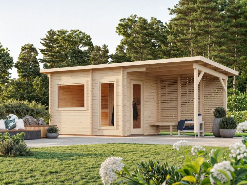 Sauna Palmako Sanna 6,8 + 5,9 m²