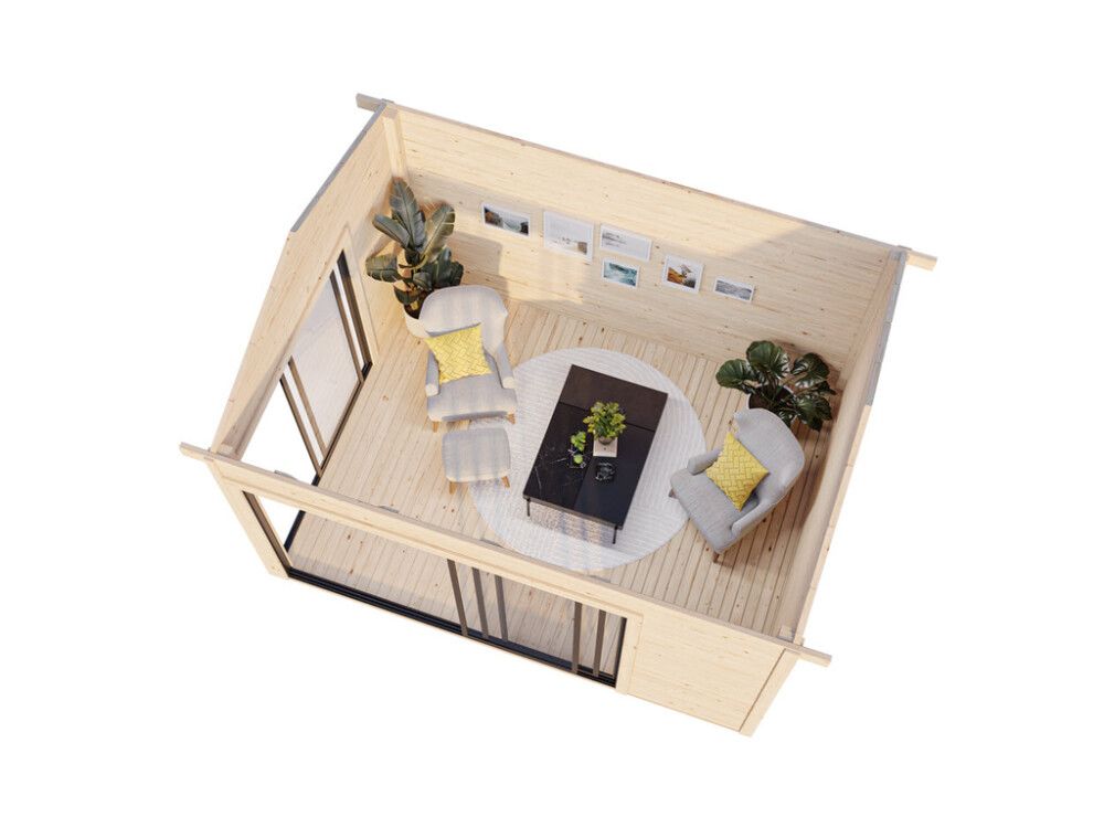 Mökki Palmako Amanda liukuovella 11,2 m²