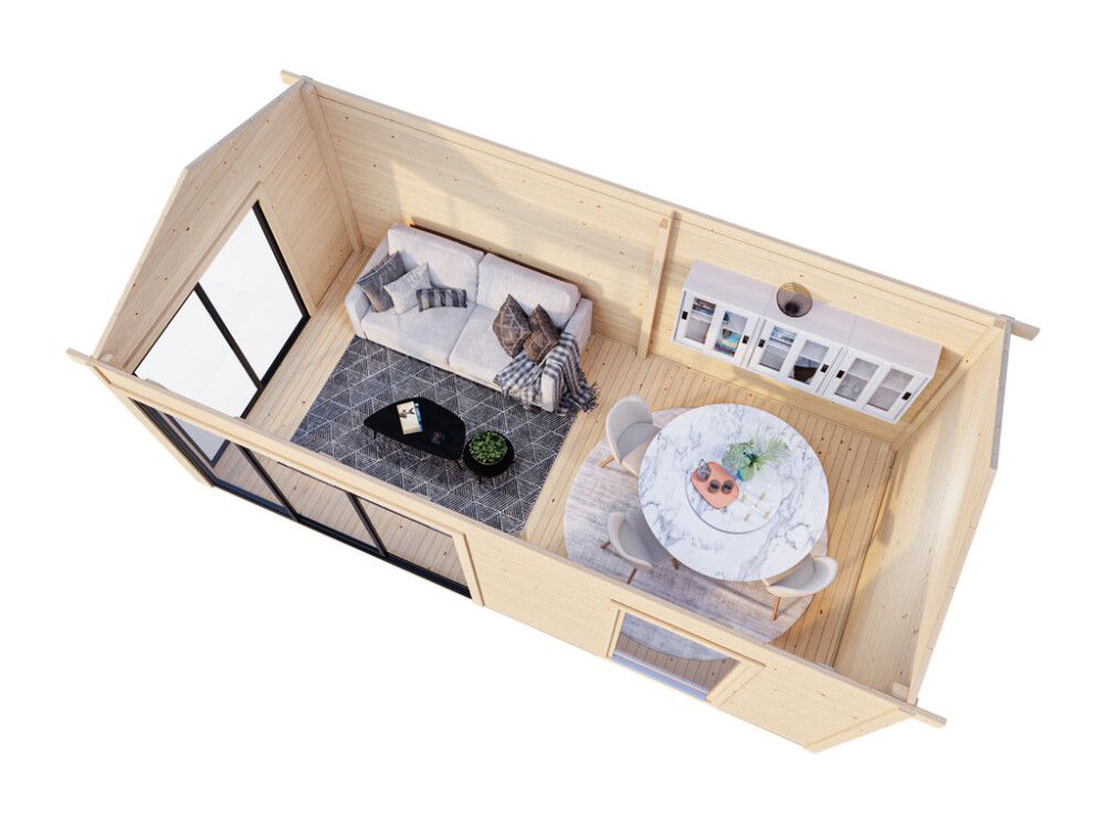 Mökki Palmako Amanda liukuovella 17,1 m²