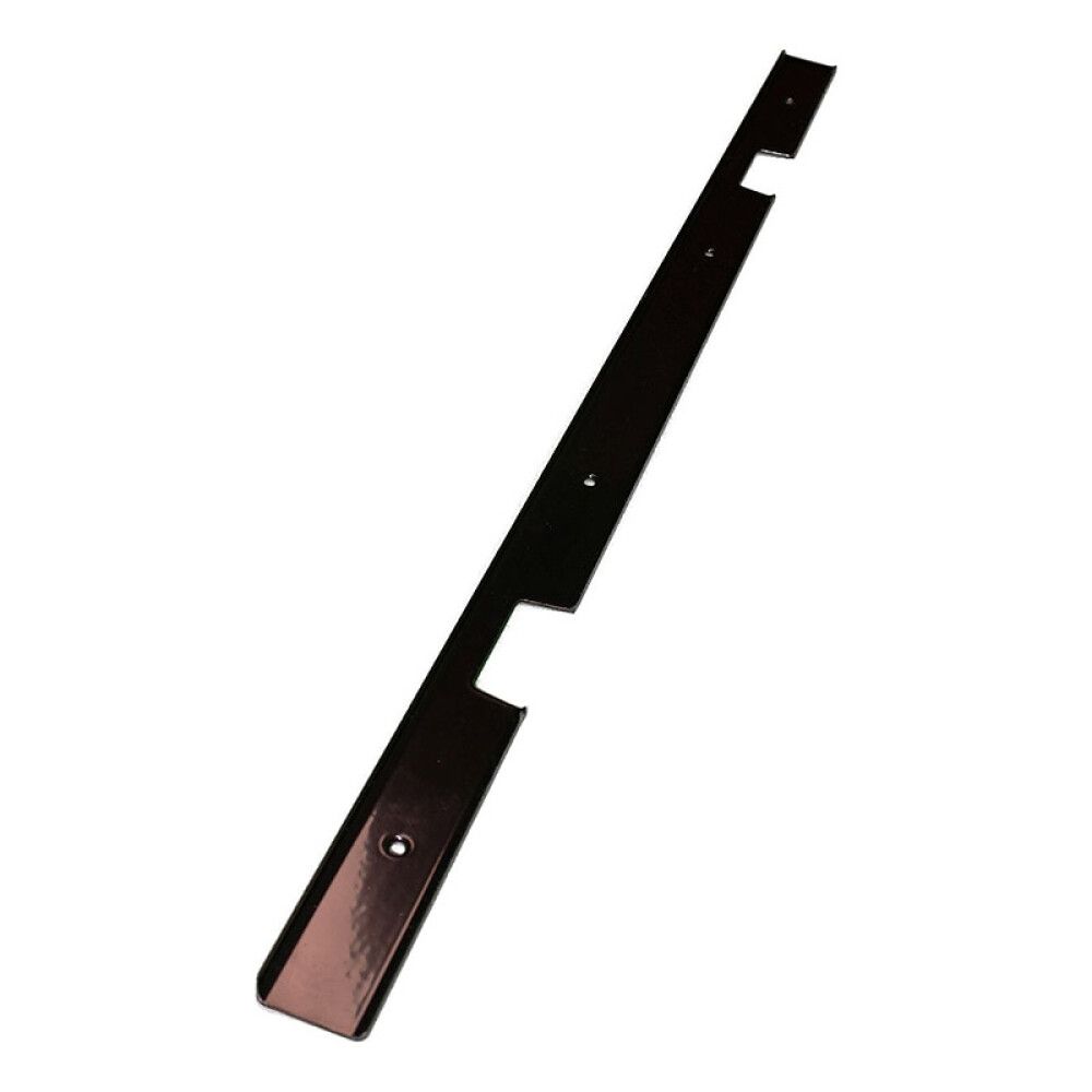 Kulmaliitoslista musta 28 mm tasoille