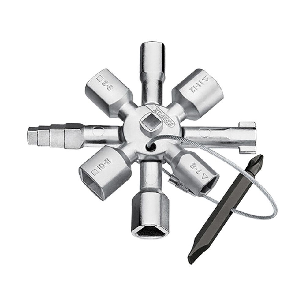 Yleiskäyttöiset kaapinavaimet Knipex TwinKey®
