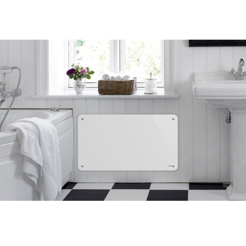 Lasilämmitin Termo ECO 1000 W valkoinen 84 x 4,9 x 42,5 cm