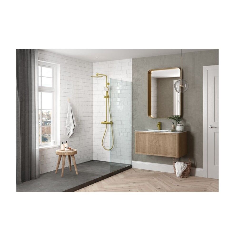 Suihkukokonaisuus Damixa Silhouet Harjattu messinki