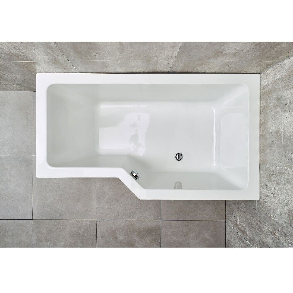 Kylpyamme Camargue Skaraborg Combi kiiltävä valkoinen 150 x 85 x 63 cm, oikea