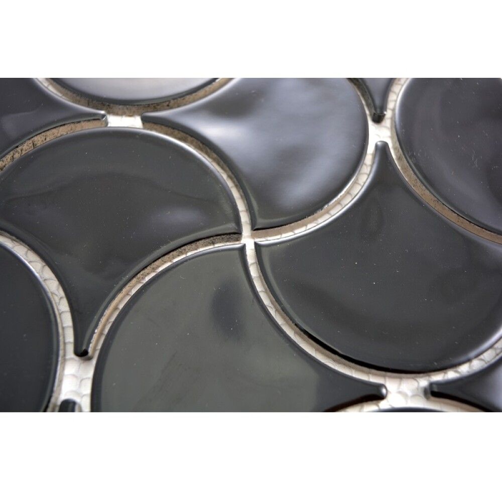 Mosaiikki Wave Musta