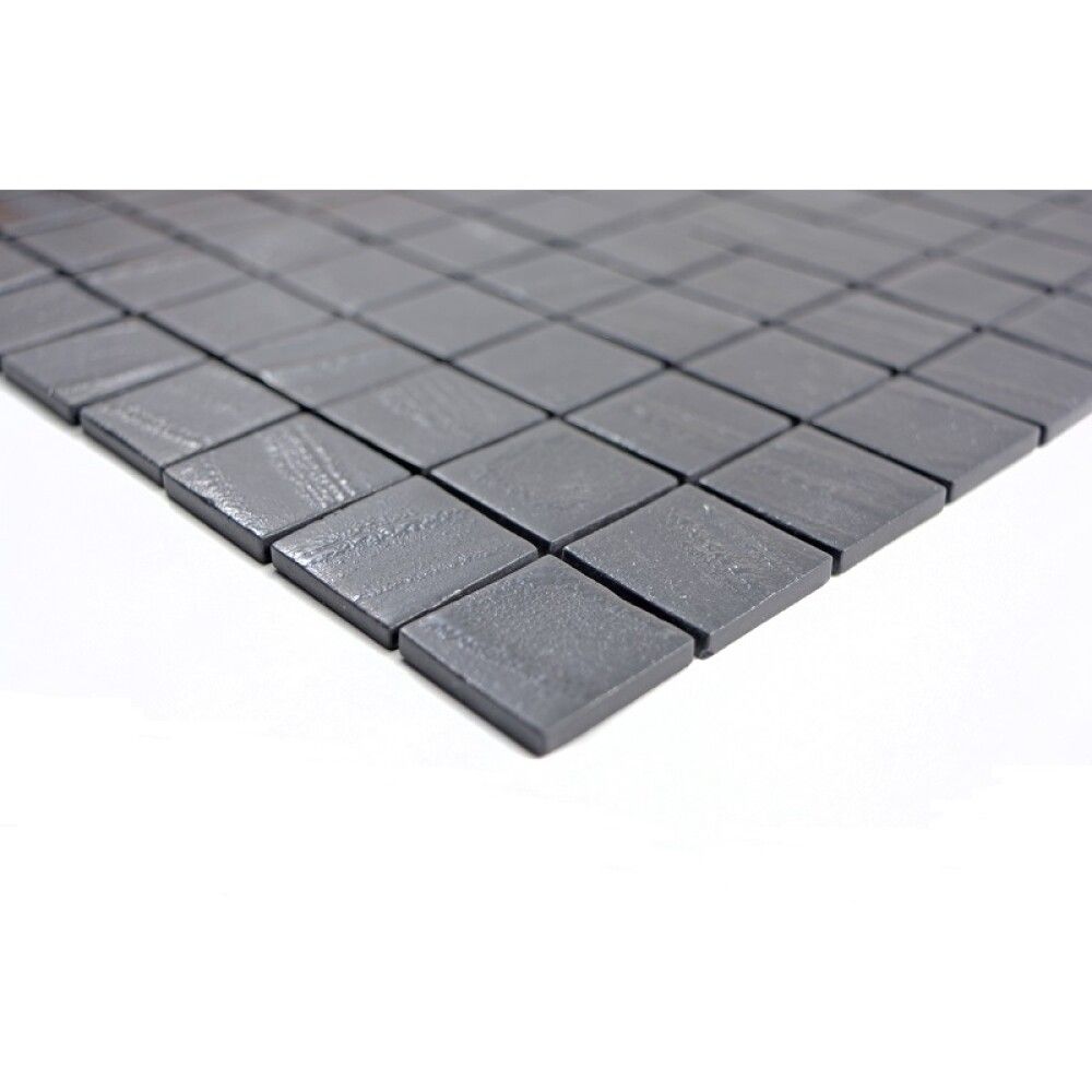 Mosaiikkilaatta Fliesen Quadrat Eco Uni musta 31,5 x 31,5 cm