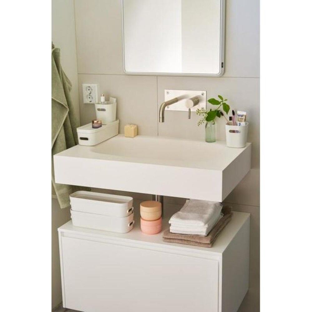 Säilytyslaatikko SmartStore Compact Slim Valkoinen