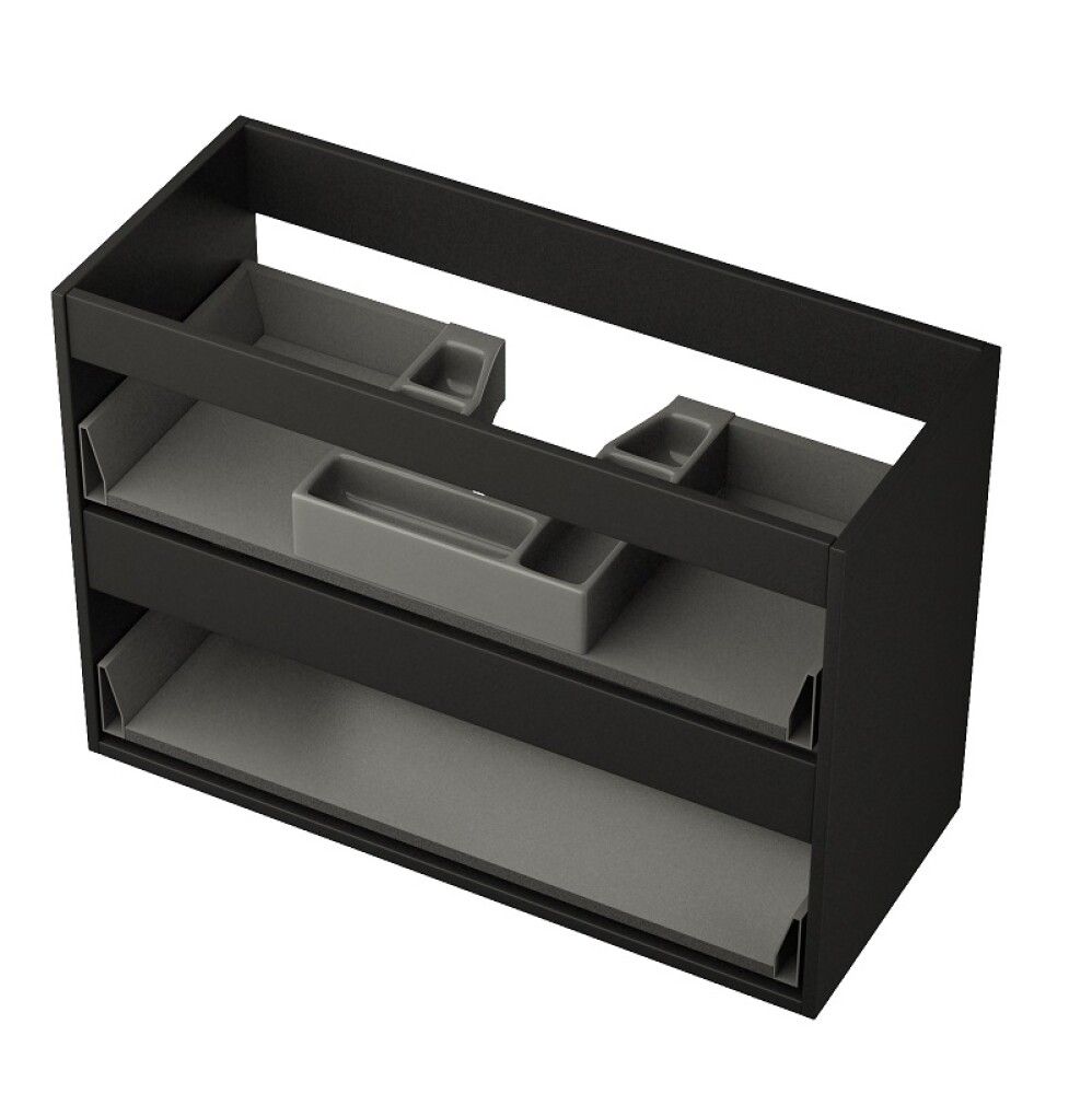 Allaskaappi Camargue Skärgård Classic Slim Line etuosilla 78,4 x 33,5 x 55 cm