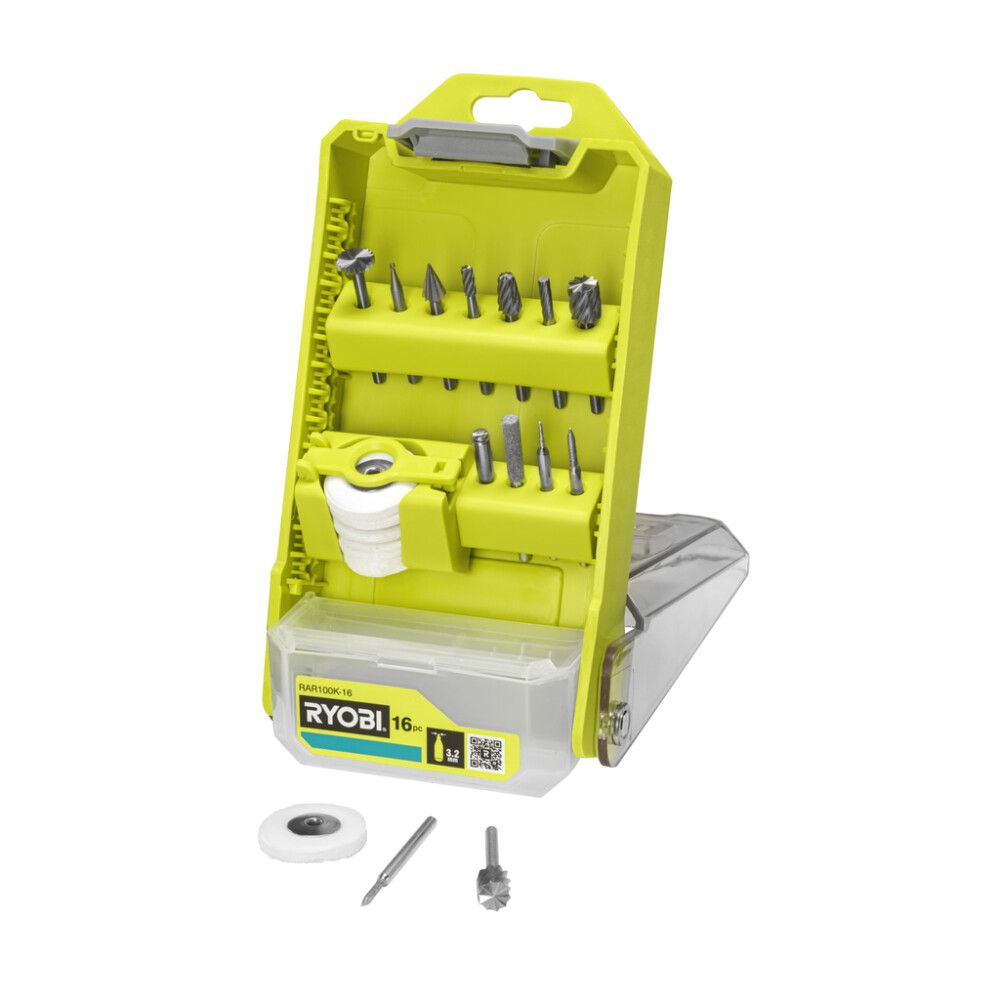 Veisto- ja kaiverrusteräsarja Ryobi RAR100K-16