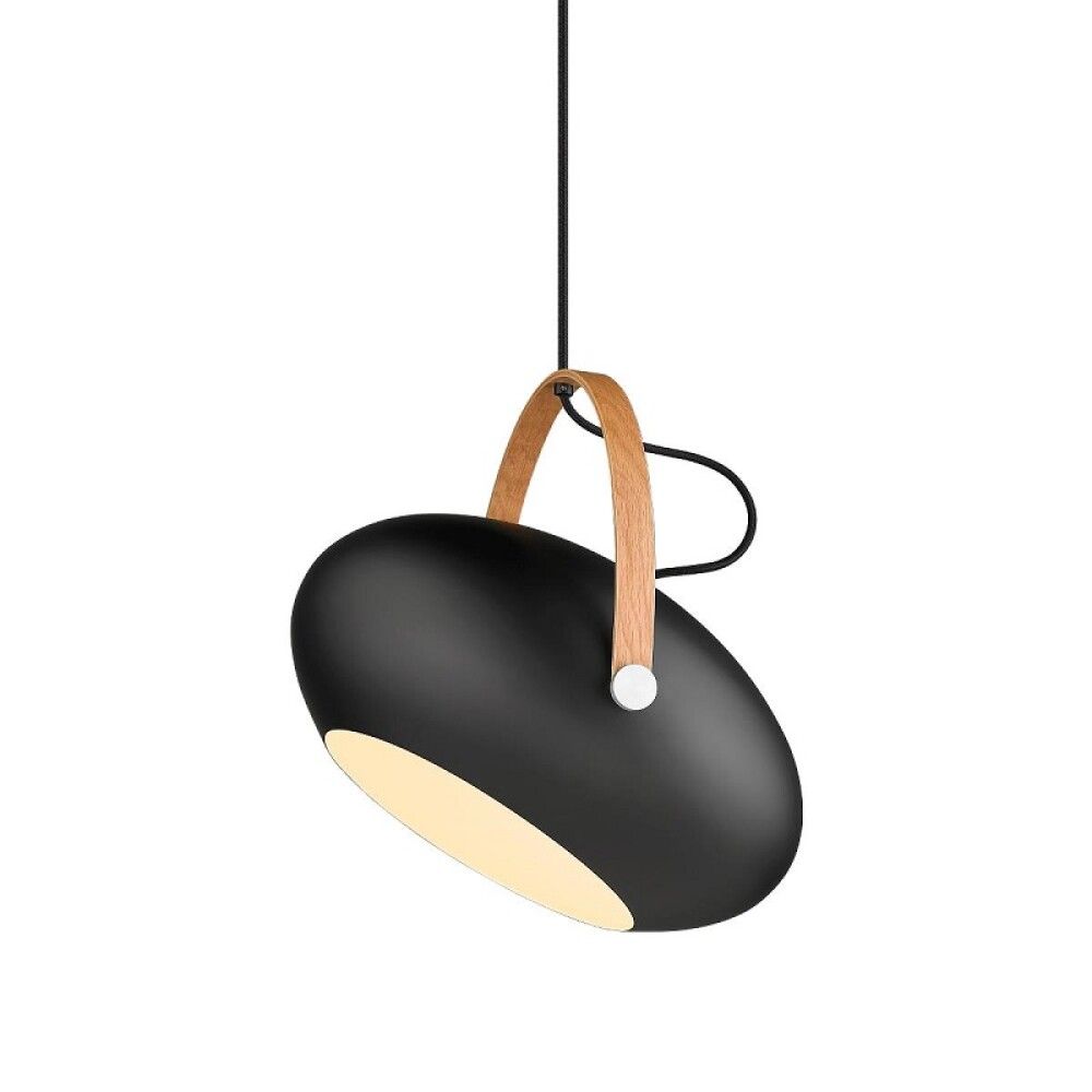 Riippuvalaisin Halotech D.C Musta/tammi Ø40 cm