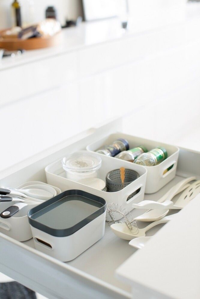 Säilytyslaatikko SmartStore Compact M Valkoinen 29,5 x 19,5 x 12 cm