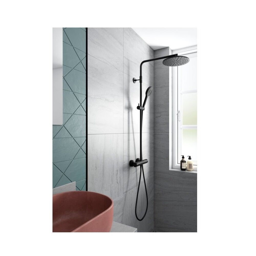 Suihkukokonaisuus Damixa Silhouet mattamusta