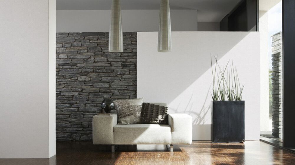 Vinyylitapetti Grandiosa Valkoinen 15 m