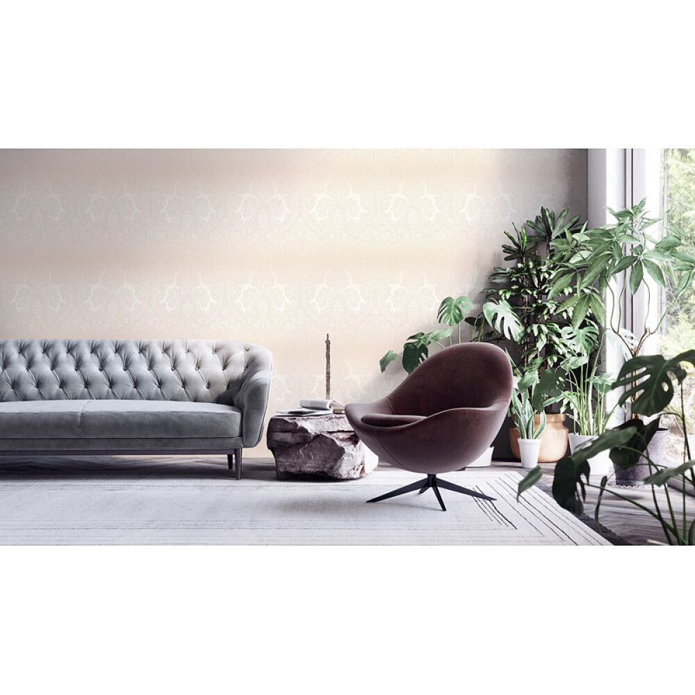 Kuitutapetti My Home My Spa Katariina Valkoinen 38708-2