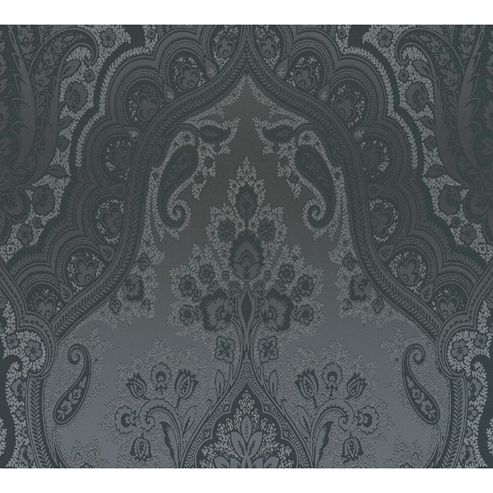 Kuitutapetti My Home My Spa Katariina Musta-Hopea 38708-5