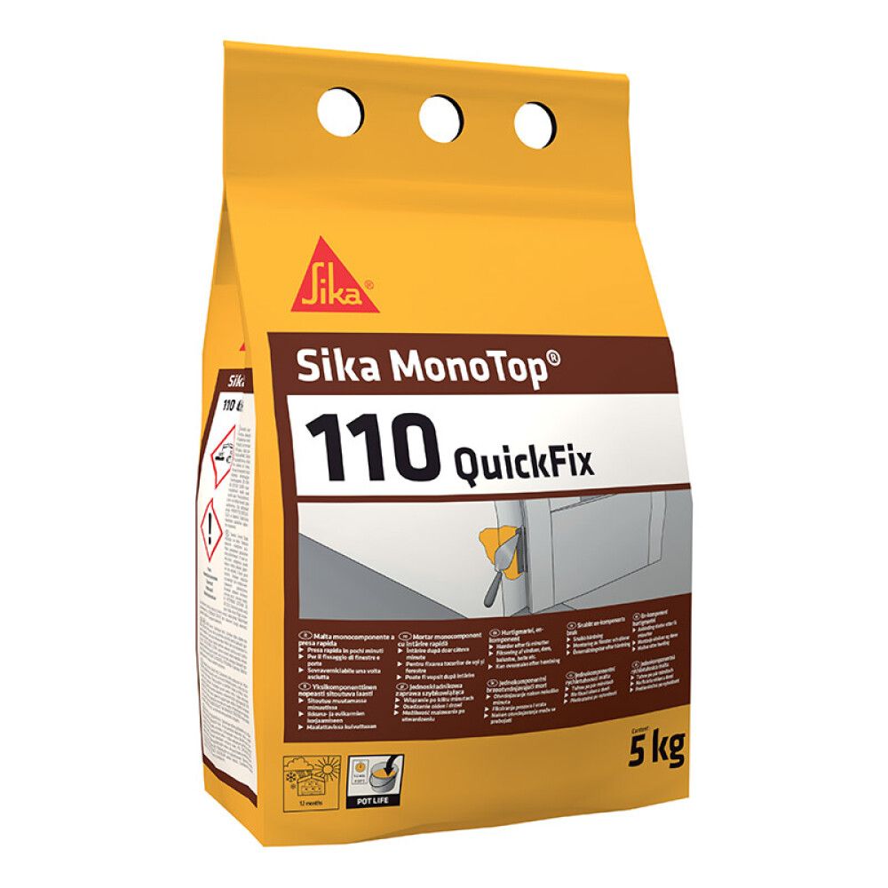 Pikapaikkauslaasti Sika MonoTop 110 QuickFix 5 kg