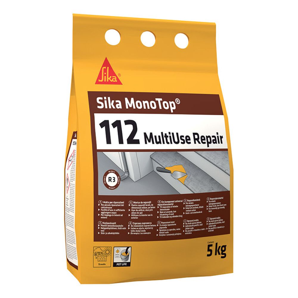 Betonin paikkauslaasti Sika Monotop 112 MultiUse Repai 5 kg